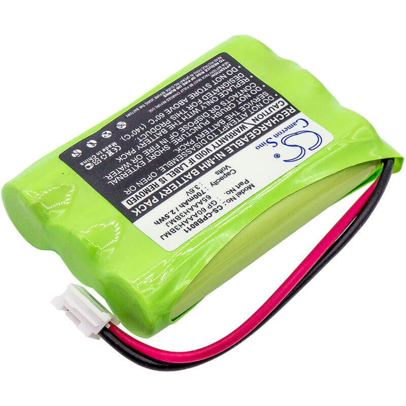 3.6V, Ni-MH, 700mAh, Cordless Phone battery fits Doro Matra, Gp, Sanik, Motorola, Aeg, V Tech, At&t, Audioline, Ge, 710, Birdy Voice, 2.52Wh Cordless Phone Cameron Sino Technology Limited (Cordless Phone)