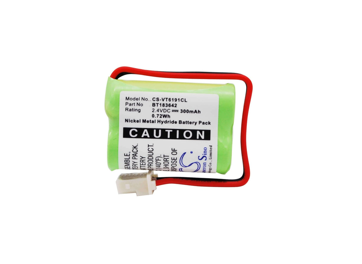 2,4V, Ni-MH, 300mAh, batterie de téléphone sans fil compatible avec Essentiel B, V Tech, 2sn-2/3aaa40h-s-x2, 8001496, 8003132, 0,72Wh Téléphone sans fil Cameron Sino Technology Limited (Téléphone sans fil)