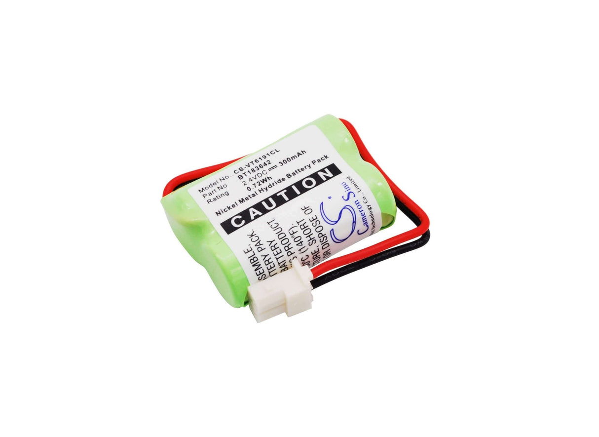 2,4V, Ni-MH, 300mAh, batterie de téléphone sans fil compatible avec Essentiel B, V Tech, 2sn-2/3aaa40h-s-x2, 8001496, 8003132, 0,72Wh Téléphone sans fil Cameron Sino Technology Limited (Téléphone sans fil)