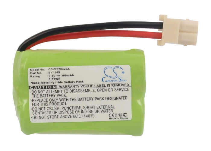 Cordless Phone Battery For V Tech, Vt2032, Vt2032rd, Vt2032wt 2.4v, 300mah - 0.72wh Cordless Phone Cameron Sino Technology Limited (Cordless Phone)