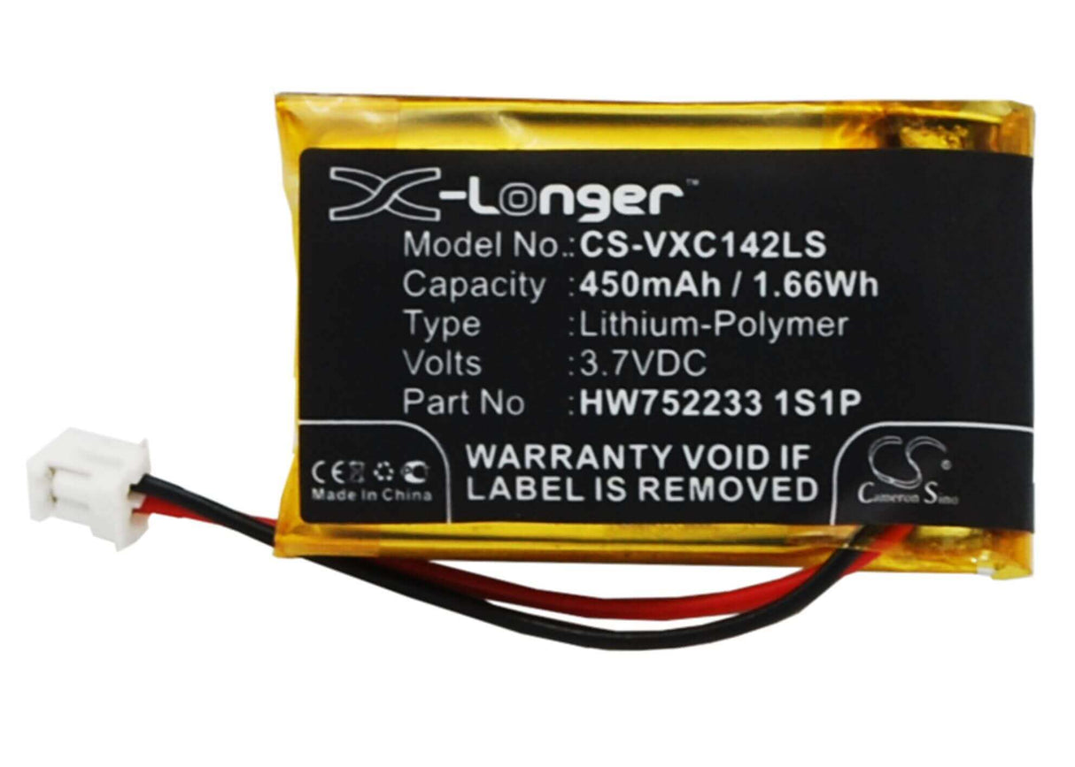 Battery For Vancouver 3d-life/xc142k 3.7v, 450mah - 1.67wh Bicycles Flashlights Cameron Sino Technology Limited (Suspended)