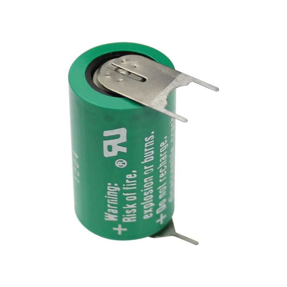 Battery For Varta-cr1/2aa, 6127-101-301 3v, 950 Mah - 2.85wh Other Batteries CB Range With PC Pins - 2 Pin on Positive Terminal - 1 Pin on Negative Terminal