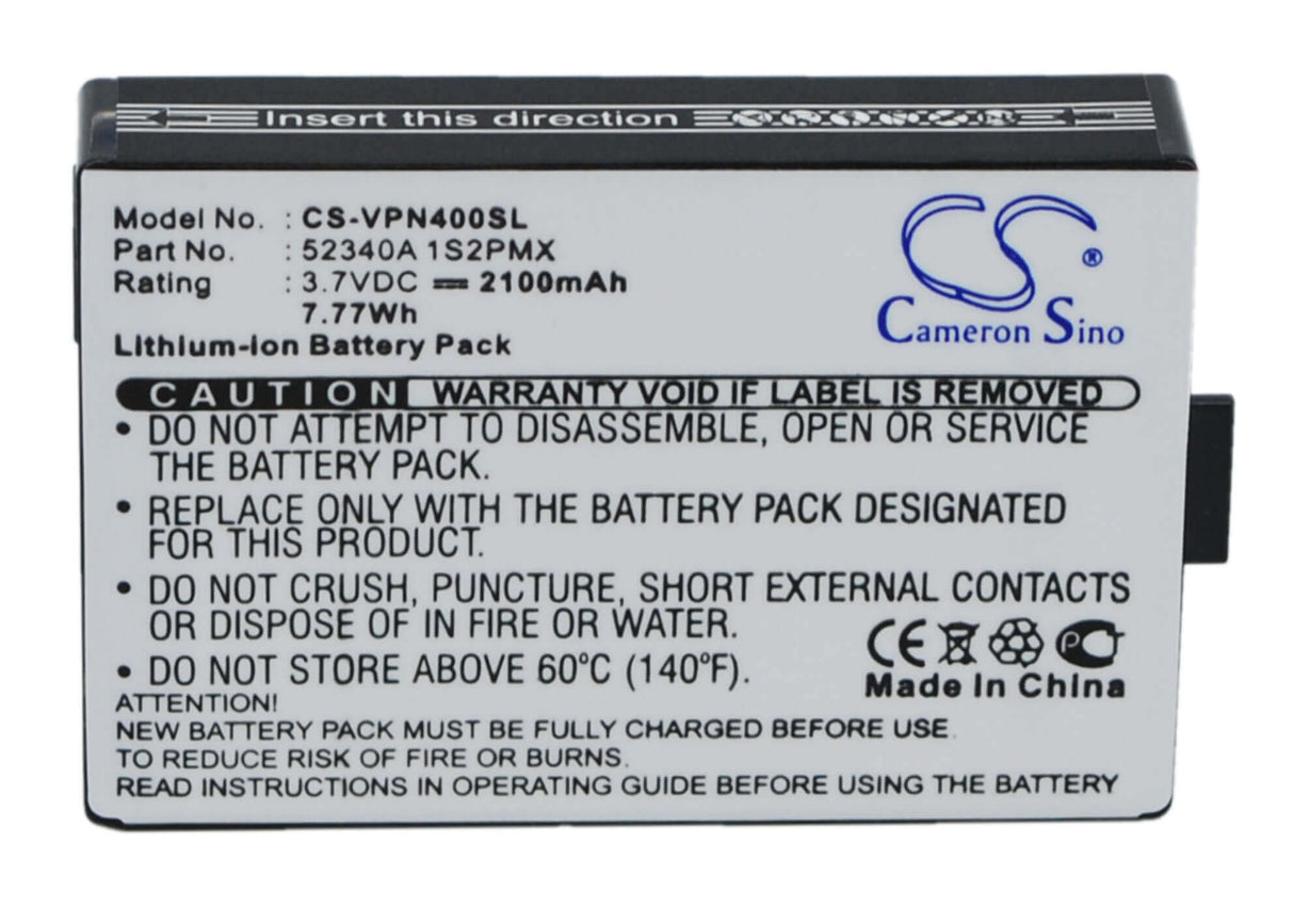3,7V, Li-ion, 2100mAh, batterie GPS compatible Vdo Dayton, 52340a 1s2pmx, Bat-4060, Pn4000, 7,77Wh GPS, Navigator Cameron Sino Technology Limited