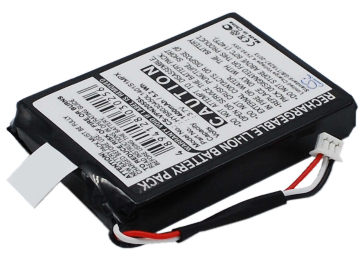 3,7V, Li-ion, 1400mAh, batterie GPS compatible avec Vdo Dayton, Hyb8030450l1401s1mpx, Ma3060, Pn1000, 5,18Wh GPS, Navigator Cameron Sino Technology Limited