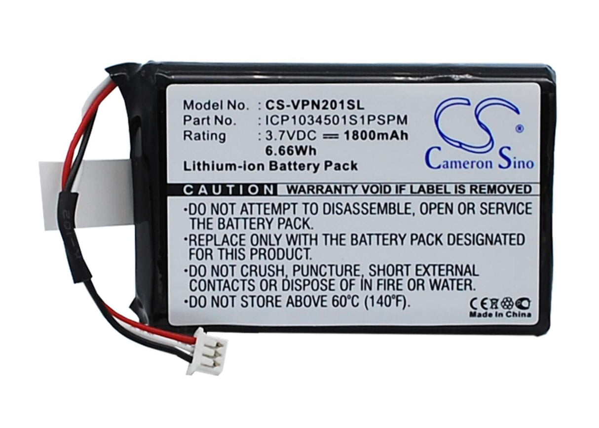 3,7V, Li-ion, 1800mAh, batterie GPS compatible avec Vdo Dayton, Icp1034501s1pspm, Ms2010aus, 6.66Wh GPS, Navigator Cameron Sino Technology Limited