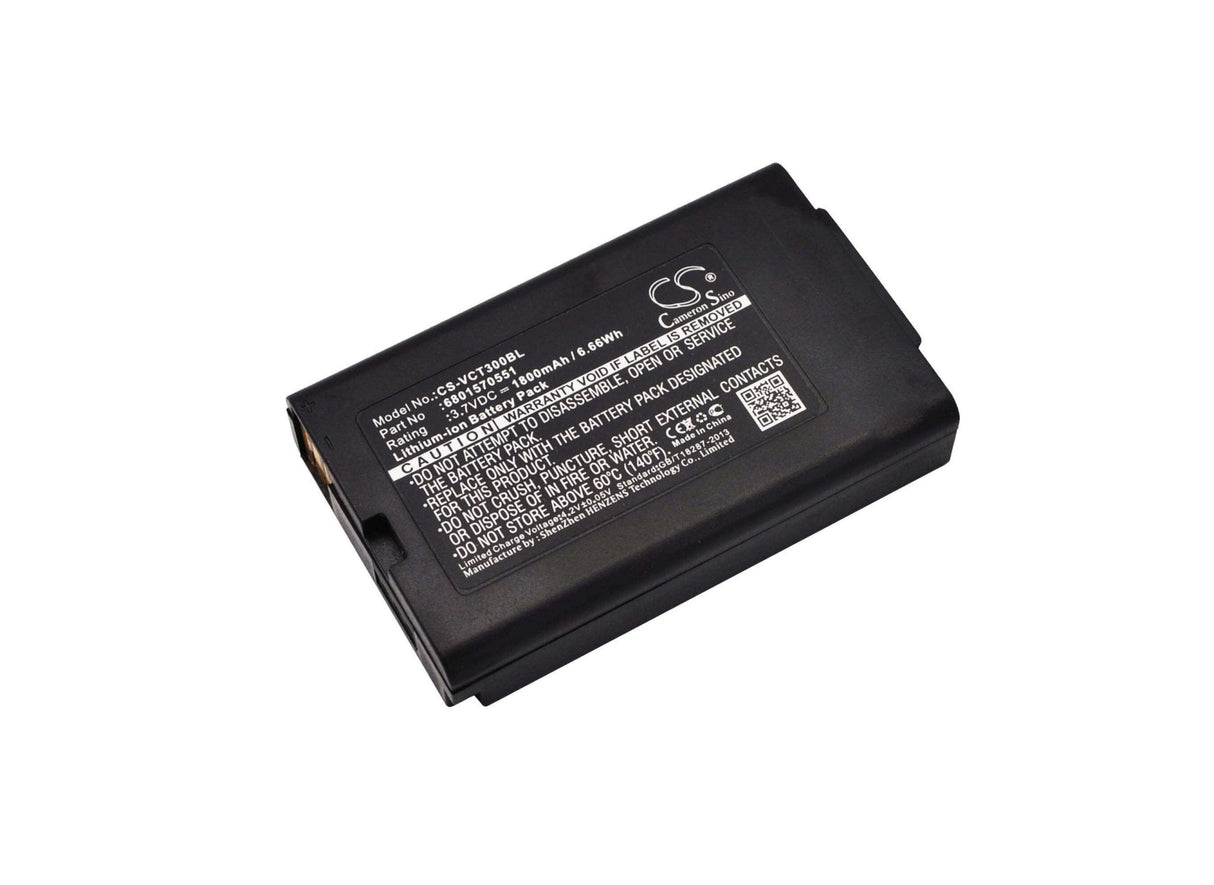 3.7V, Li-ion, 1800mAh, Payment Terminal battery fits Vectron, 6801570551, B30, Mobilepro, 6.66Wh Payment Terminal Cameron Sino Technology Limited