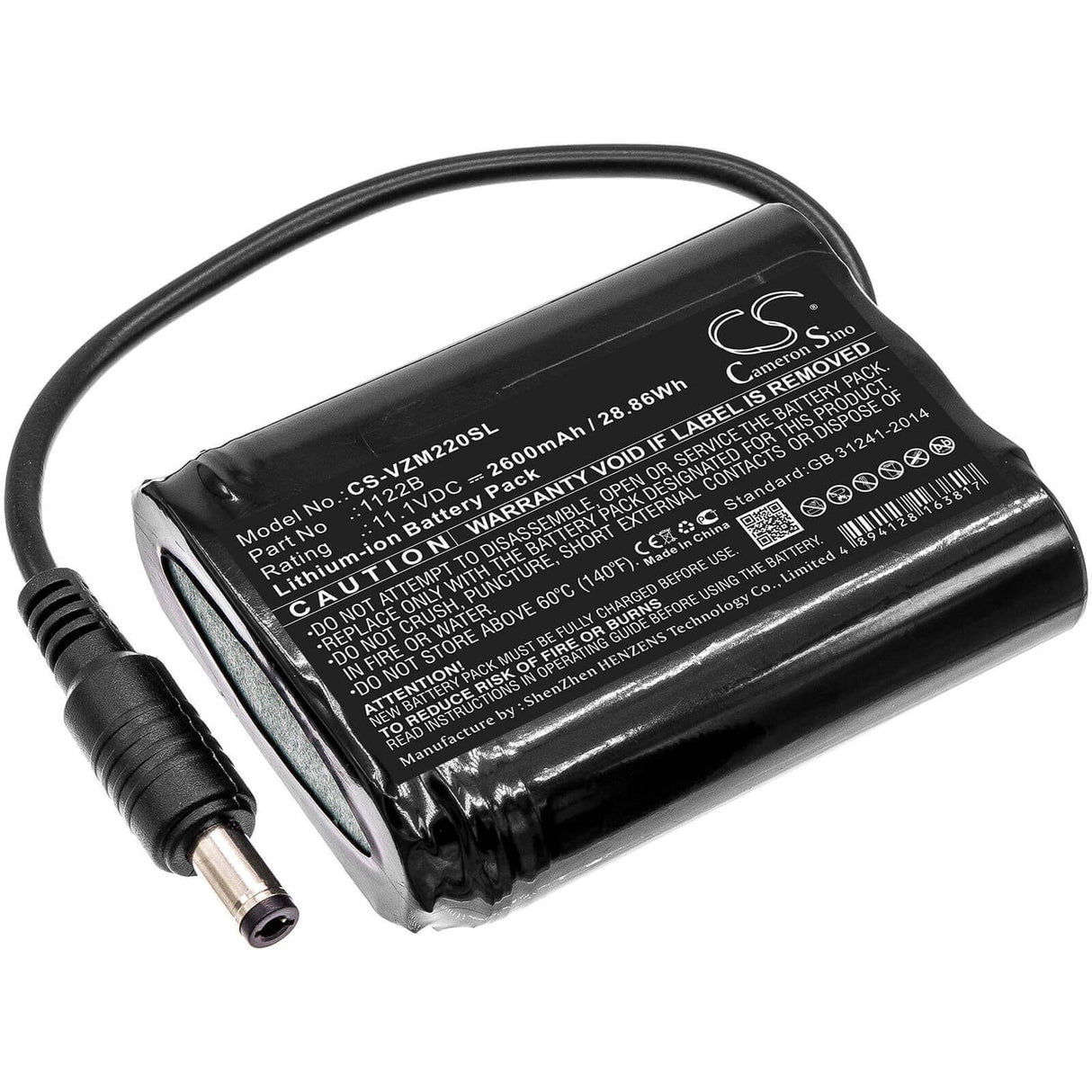 Heated Clothes Battery For Venture, Heat, Mc-1645, Zmcb2200 11.1v, 5200mah - 57.72wh Heated Clothes Cameron Sino Technology Limited