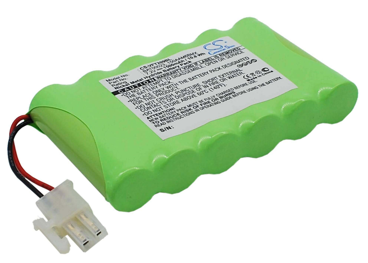 7.2V, Ni-MH, 1500mAh, Payment Terminal battery fits Verifone, 150aam6bmx, Nurit 2085u, Nurit 2090, 10.8Wh Payment Terminal Cameron Sino Technology Limited