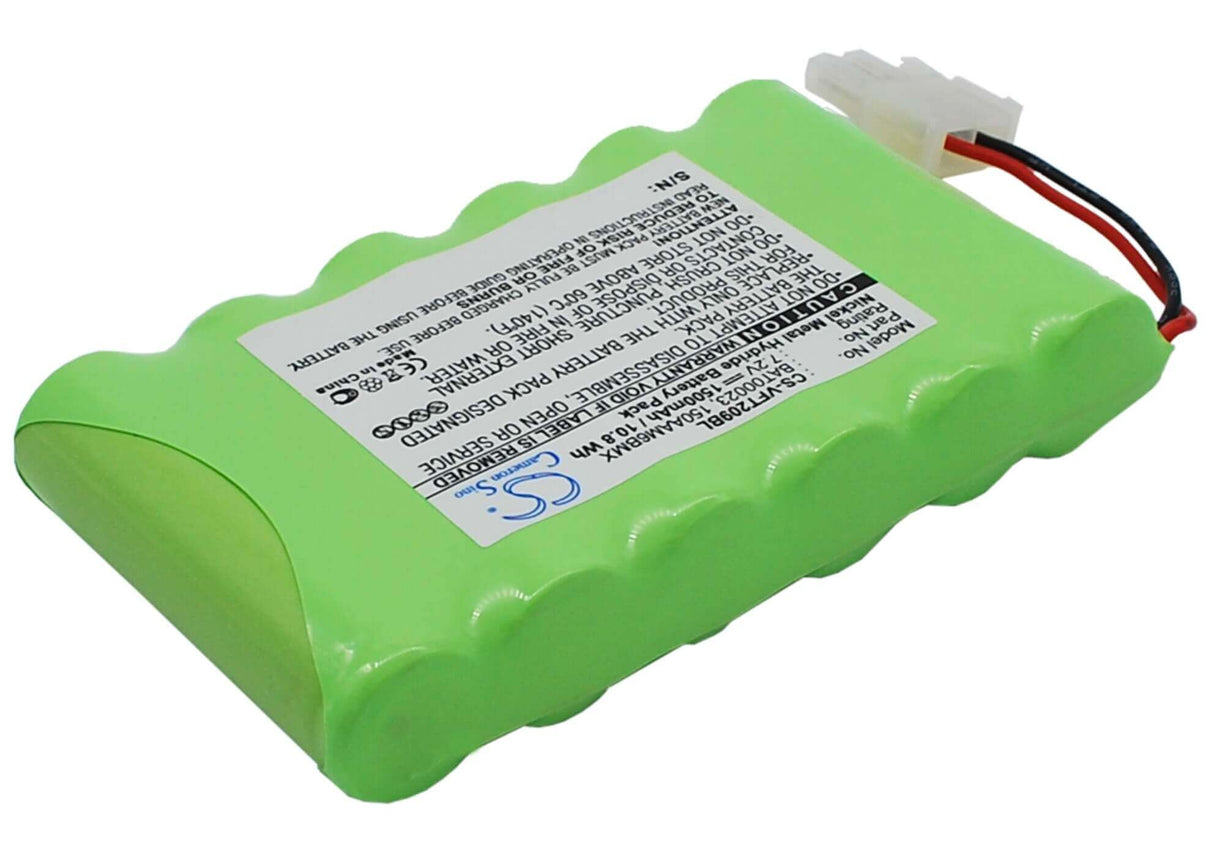 7.2V, Ni-MH, 1500mAh, Payment Terminal battery fits Verifone, 150aam6bmx, Nurit 2085u, Nurit 2090, 10.8Wh Payment Terminal Cameron Sino Technology Limited