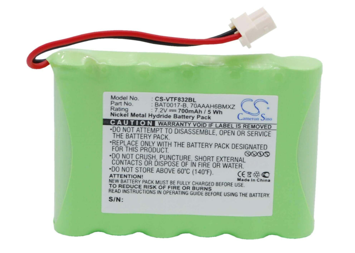 7.2V, Ni-MH, 700mAh, Payment Terminal battery fits Verifone, 70aaah6bmxz, Nurit 3020, Nurit 3020u, 5.0Wh Payment Terminal Cameron Sino Technology Limited