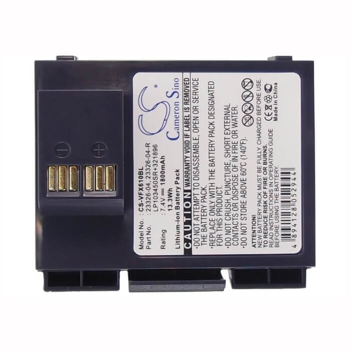 7.4V, Li-ion, 1800mAh, Payment Terminal battery fits Verifone, 23326-04, Vx510, Vx610, 13.32Wh Payment Terminal Cameron Sino Technology Limited (Suspended)