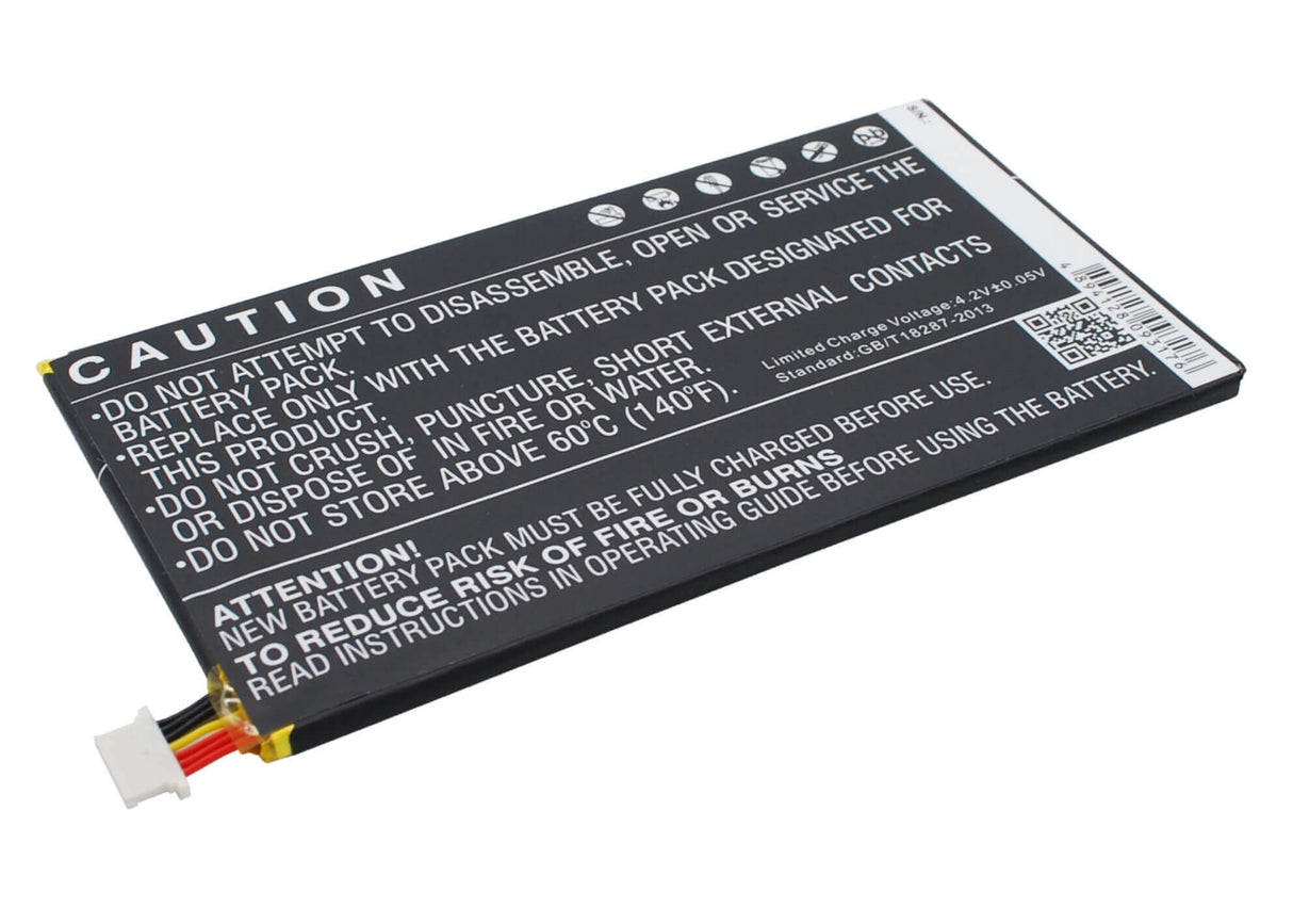 3.7V, Li-Polymer, 4000mAh, Tablet battery fits Verizon, Mlp3970125, Elipsis Qmv7a 7in, Elipsis Qmv7b, 14.80Wh Tablet Cameron Sino Technology Limited