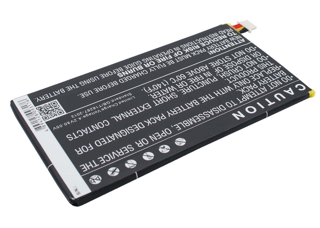 3.7V, Li-Polymer, 4000mAh, Tablet battery fits Verizon, Mlp3970125, Elipsis Qmv7a 7in, Elipsis Qmv7b, 14.80Wh Tablet Cameron Sino Technology Limited