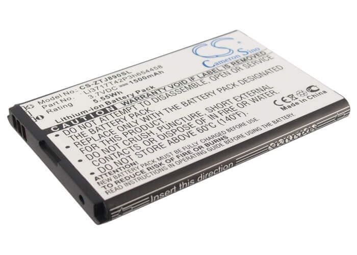 3.7V, Li-ion, 1500mAh, Hotspot battery fits Zte, Verizon, Li3717t42p3h654458, Hotspot 890l, Jetpack 4g Lte, 5.55Wh Hotspot Cameron Sino Technology Limited