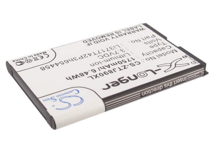 3.7V, Li-ion, 1750mAh, Hotspot battery fits Verizon, Zte, Li3717t42p3h654458, Hotspot 890l, Jetpack 4g Lte, 6.48Wh Hotspot Cameron Sino Technology Limited