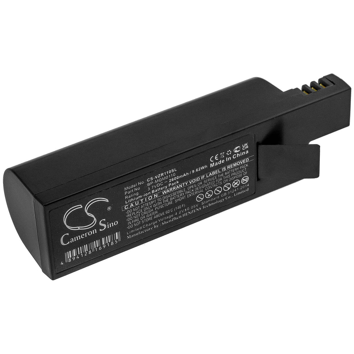 3,7V, Li-ion, 2600mAh, batterie Hotspot compatible avec Verizon, Bp-mgm0110, Mbha10, Smarthub Router, 9,62Wh Hotspot Cameron Sino Technology Limited