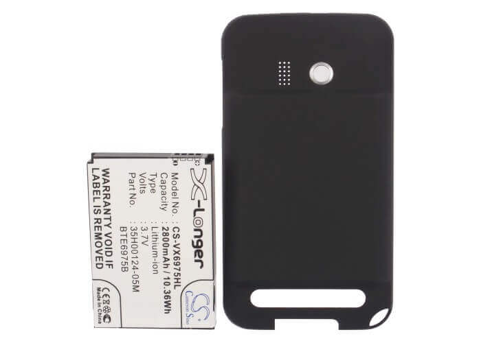 3.7V, Li-ion, 2800mAh, batterie de smartphone compatible avec Verizon, 35h00124-05m, Imagio, Mp6975, 10.36Wh Mobile, SmartPhone Cameron Sino Technology Limited (Suspendu)