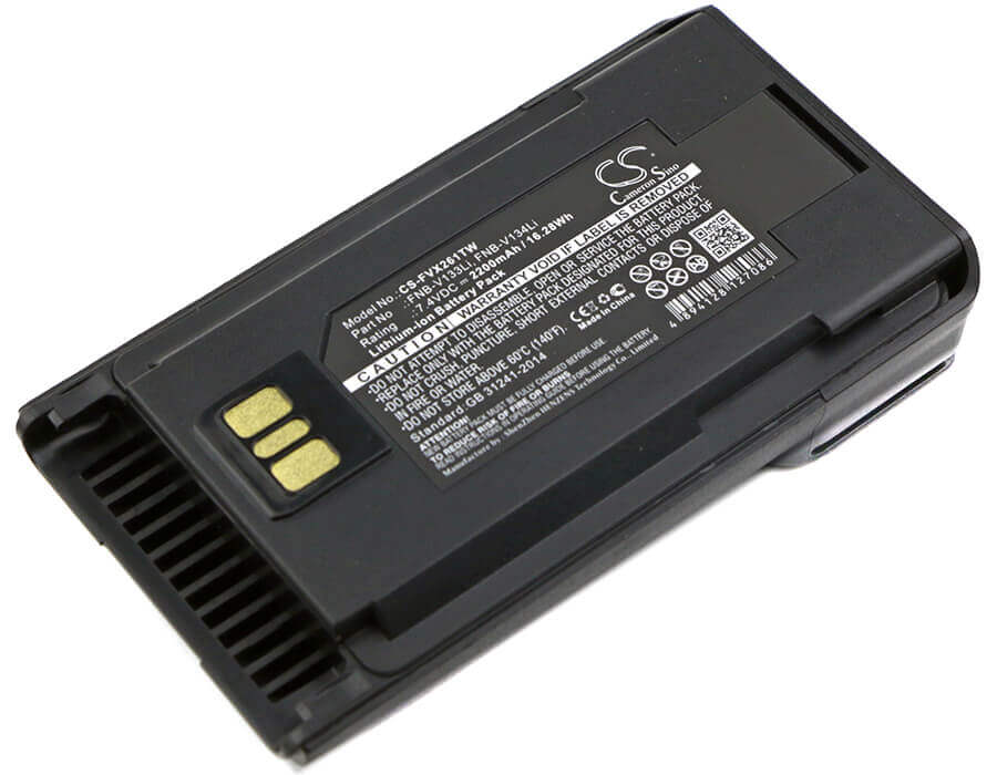 7.4V, Li-ion, 2200mAh, Two-Way Radio battery fits Motorola, Vertex, Yaesu, Aaj67x001, Evx-531, Evx-534, 16.28Wh Two-Way Radio Cameron Sino Technology Limited