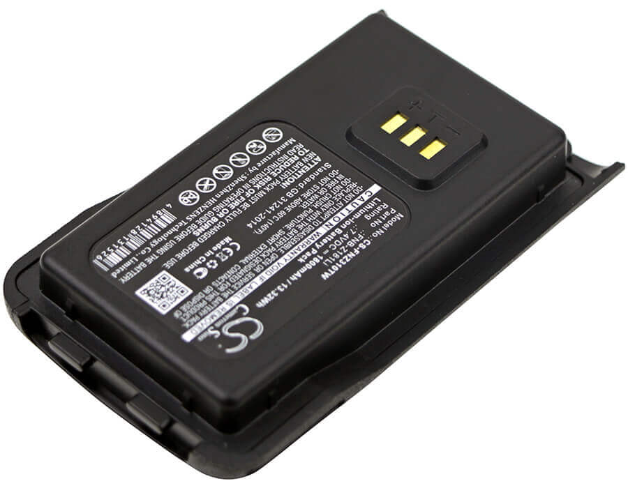 7.4V, Li-ion, 1800mAh, Two-Way Radio battery fits Vertex, Fnb-z181li, Evx-c31, Vz-30, 13.32Wh Two-Way Radio Cameron Sino Technology Limited