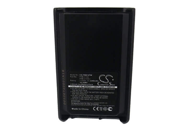 Two-Way radio battery For Vertex Vx-230, Vx-231l, Vx-234 7.4v, 2200mah - 16.28wh Two-Way Radio Cameron Sino Technology Limited