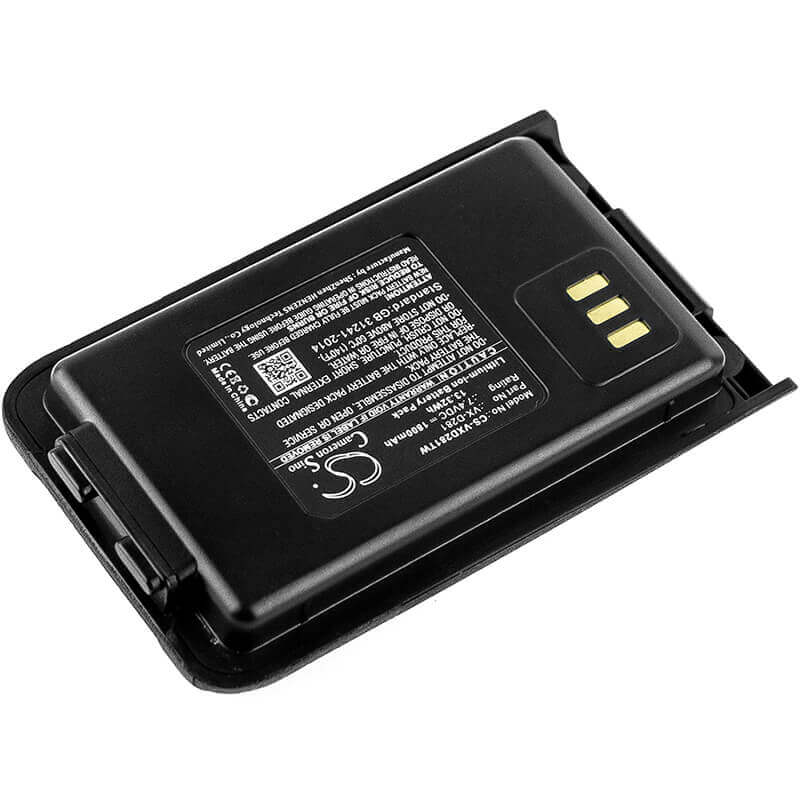 7.4V, Li-ion, 1800mAh, Two-Way Radio battery fits Vertex, Vx-d281, Vx-d288, 13.32Wh Two-Way Radio Cameron Sino Technology Limited