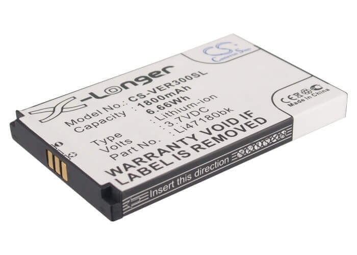 3.7V, Li-ion, 1800mAh, batterie de smartphone compatible avec Viewsonic, Li47180bk, Q1, Q3, 6.66Wh Mobile, Smartphone Cameron Sino Technology Limited (Smartphone)