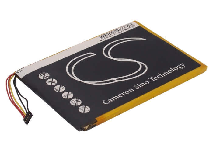 3.7V, Li-Polymer, 3200mAh, Tablet battery fits Viewsonic, Mlp486890, Zoompad, 11.84Wh Tablet Cameron Sino Technology Limited