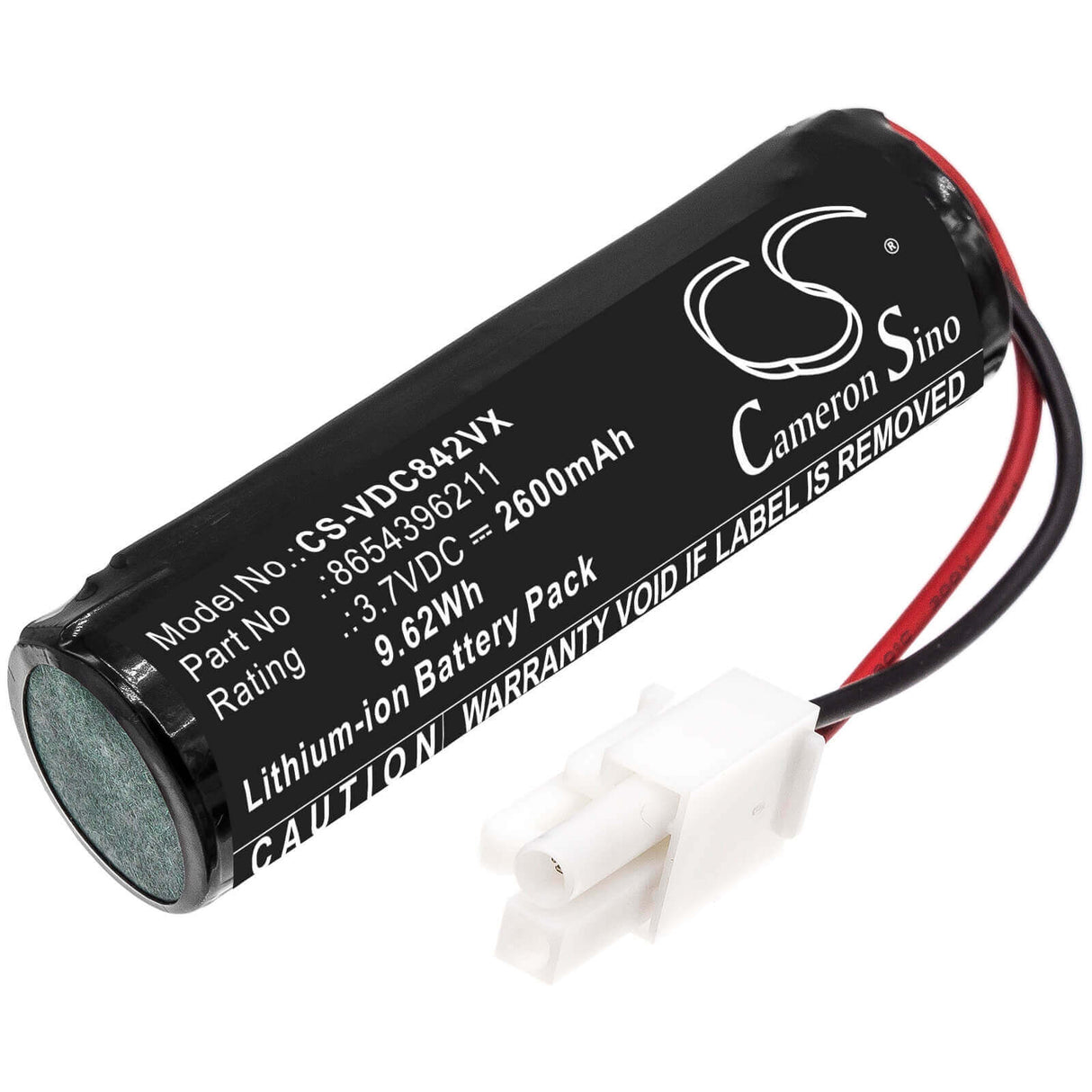 3.7V, Li-ion, 2600mAh, Vacuum battery fits Vileda, Quick & Clean, Vi409842, 9.62Wh Vacuum Cameron Sino Technology Limited