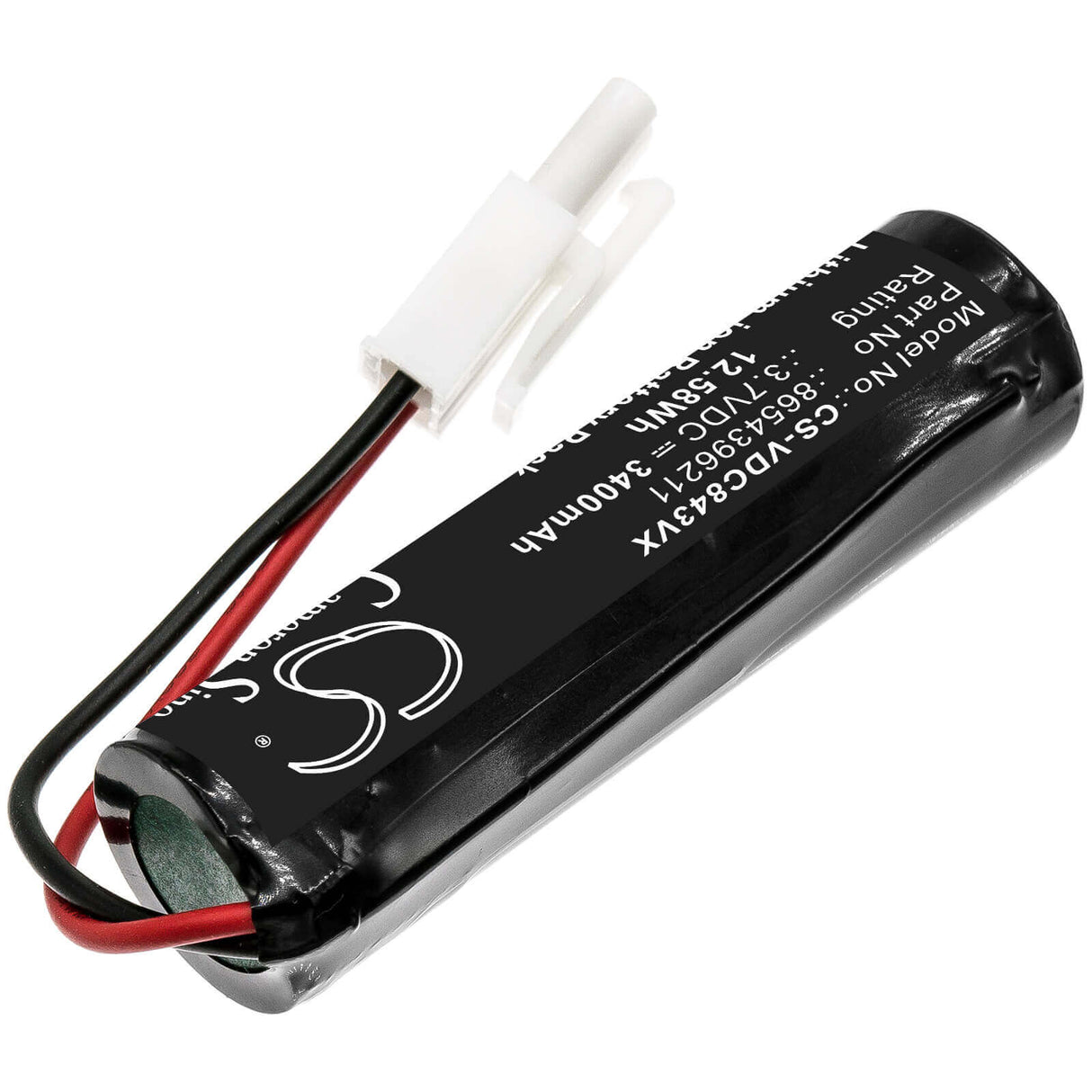 3.7V, Li-ion, 3400mAh, Vacuum battery fits Vileda, Quick & Clean, Vi409842, V1409842, 12.58Wh Vacuum Cameron Sino Technology Limited