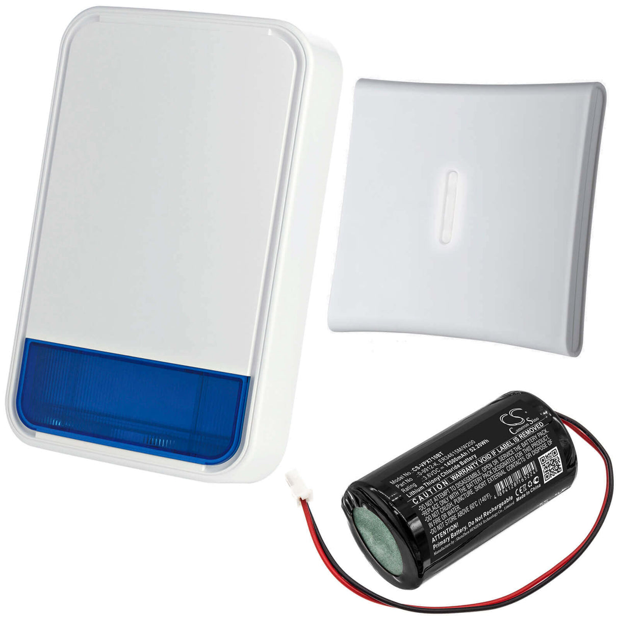 Alarm Battery For Visonic, Mc-s710, Mc-s720, Mcs-730 3.6v, 14500mah - 52.20wh Alarm System Cameron Sino Technology Limited