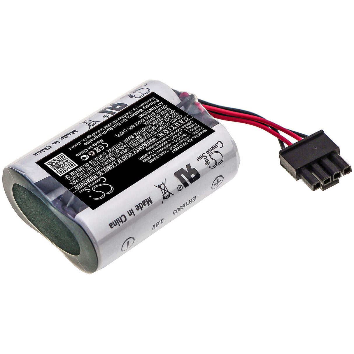 Alarm Battery For Visonic, Mcs-740, Sr-740 Pg2 3.6v, 4000mah - 14.40wh Alarm System Cameron Sino Technology Limited