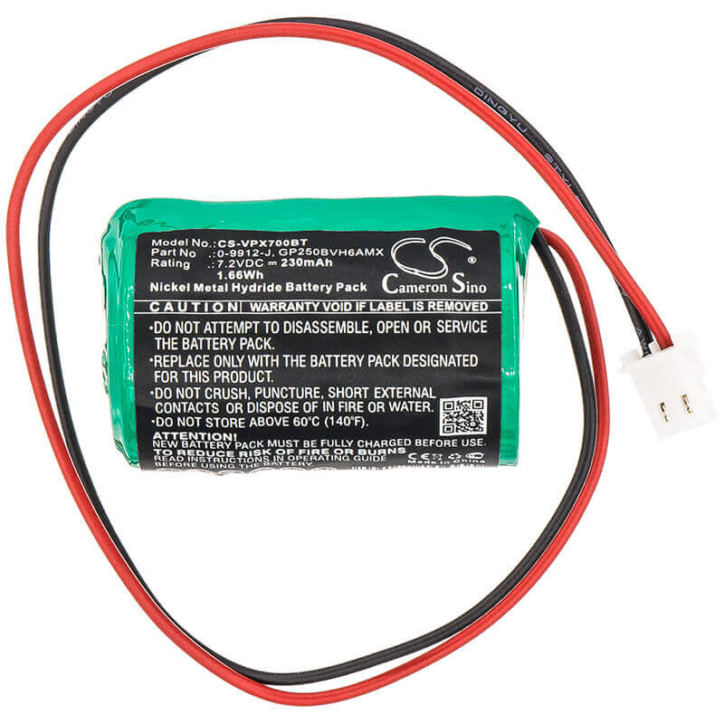 Ni-MH, Alarm Battery For Visonic, Powermax Bell Box, Powermax Mcs-700 7.2v, 230mah - 1.66wh Alarm System Cameron Sino Technology Limited