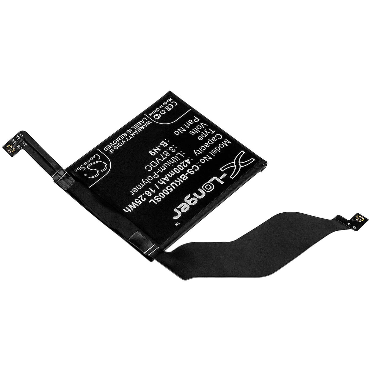 3.87V, Li-Polymer, 4200mAh, SmartPhone battery fits Vivo, B-n9, Iqoo 5 5g, V2024, 16.25Wh Mobile, SmartPhone Cameron Sino Technology Limited (Smartphone)