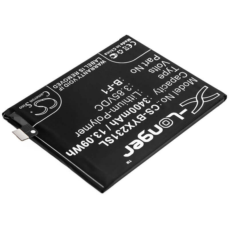 3.85V, Li-Polymer, 3400mAh, SmartPhone battery fits Vivo, B-f1, V1816, V1816a, 13.09Wh Mobile, SmartPhone Cameron Sino Technology Limited (Smartphone)