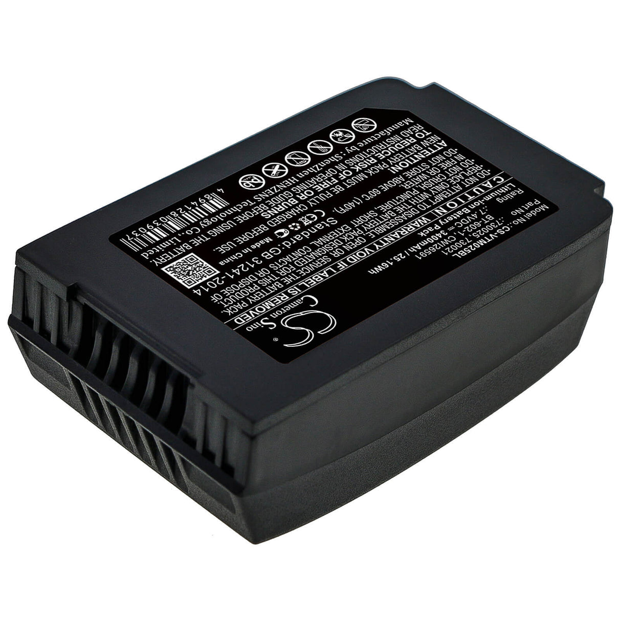 Barcode Scanner Battery For Vocollect Talkman T2, Talkman T2x 7.4v, 3400mah - 25.16wh Barcode Scanner Cameron Sino Technology Limited
