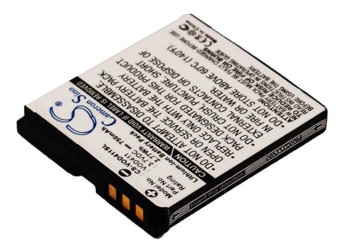 3,7V, Li-ion, 750mAh, batterie de smartphone compatible avec Vodafone, 411, Vf411, 2,78Wh Mobile, Smartphone Cameron Sino Technology Limited (Smartphone)