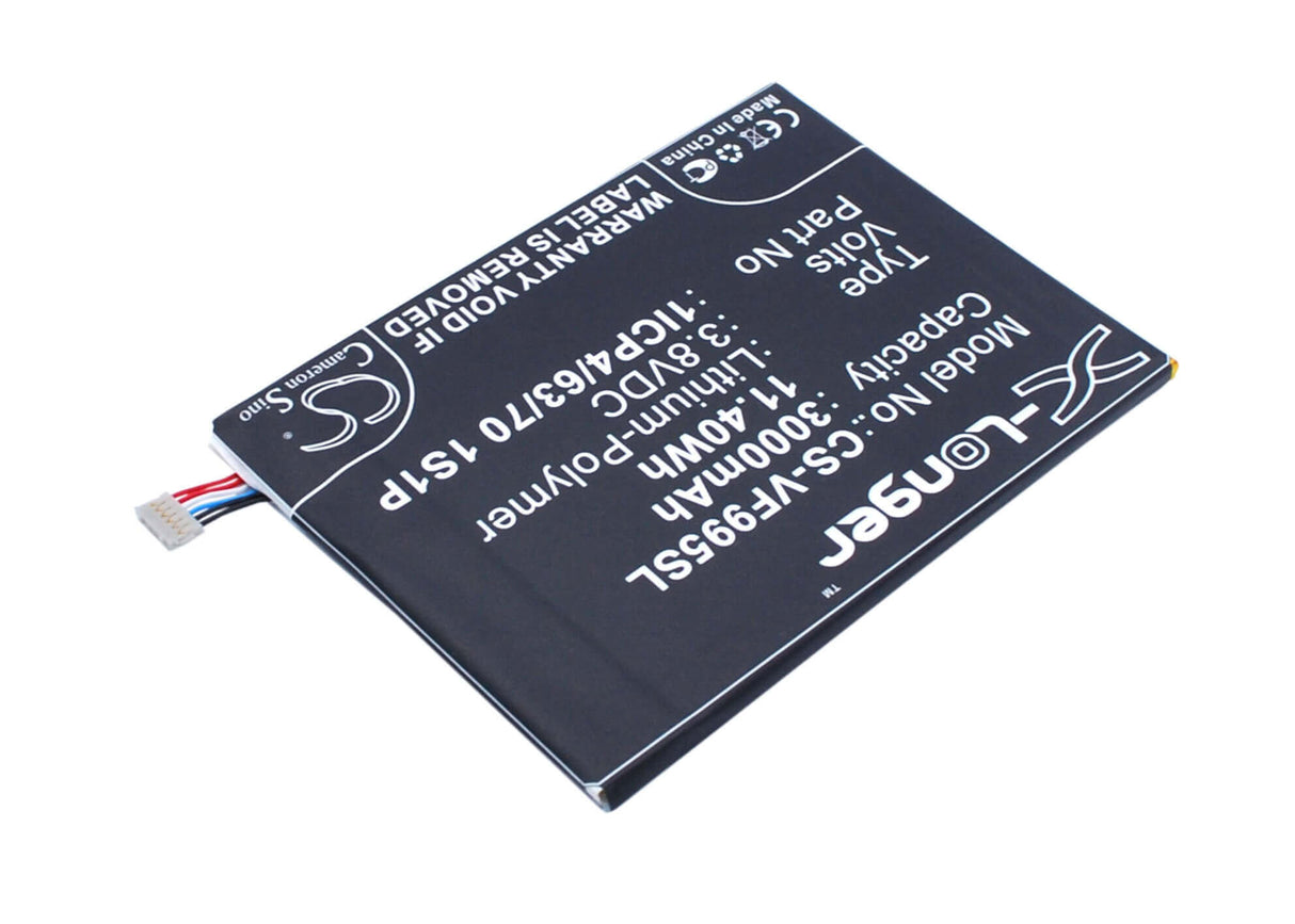 3.8V, Li-Polymer, 3000mAh, SmartPhone battery fits Vodafone, 1icp4/63/70 1s1p, Smart Ultra 6, V995, 11.4Wh Mobile, SmartPhone Cameron Sino Technology Limited (Smartphone)