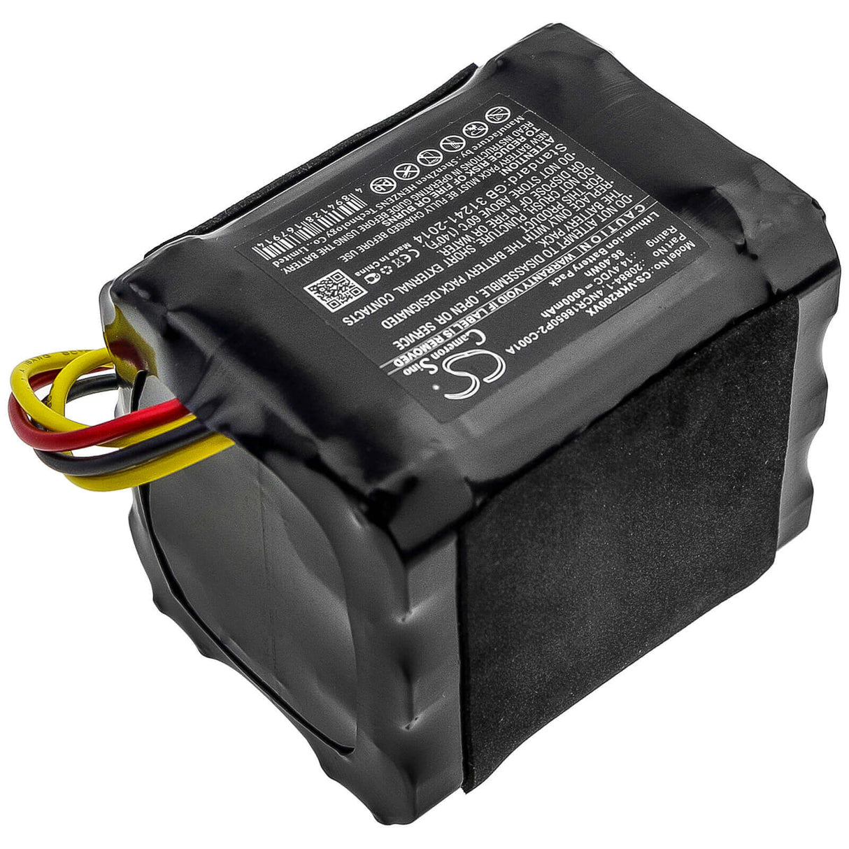 14.4V, Li-ion, 6000mAh, Vacuum battery fits Vorwerk, Kobold Vr200, 86.40Wh Vacuum Cameron Sino Technology Limited