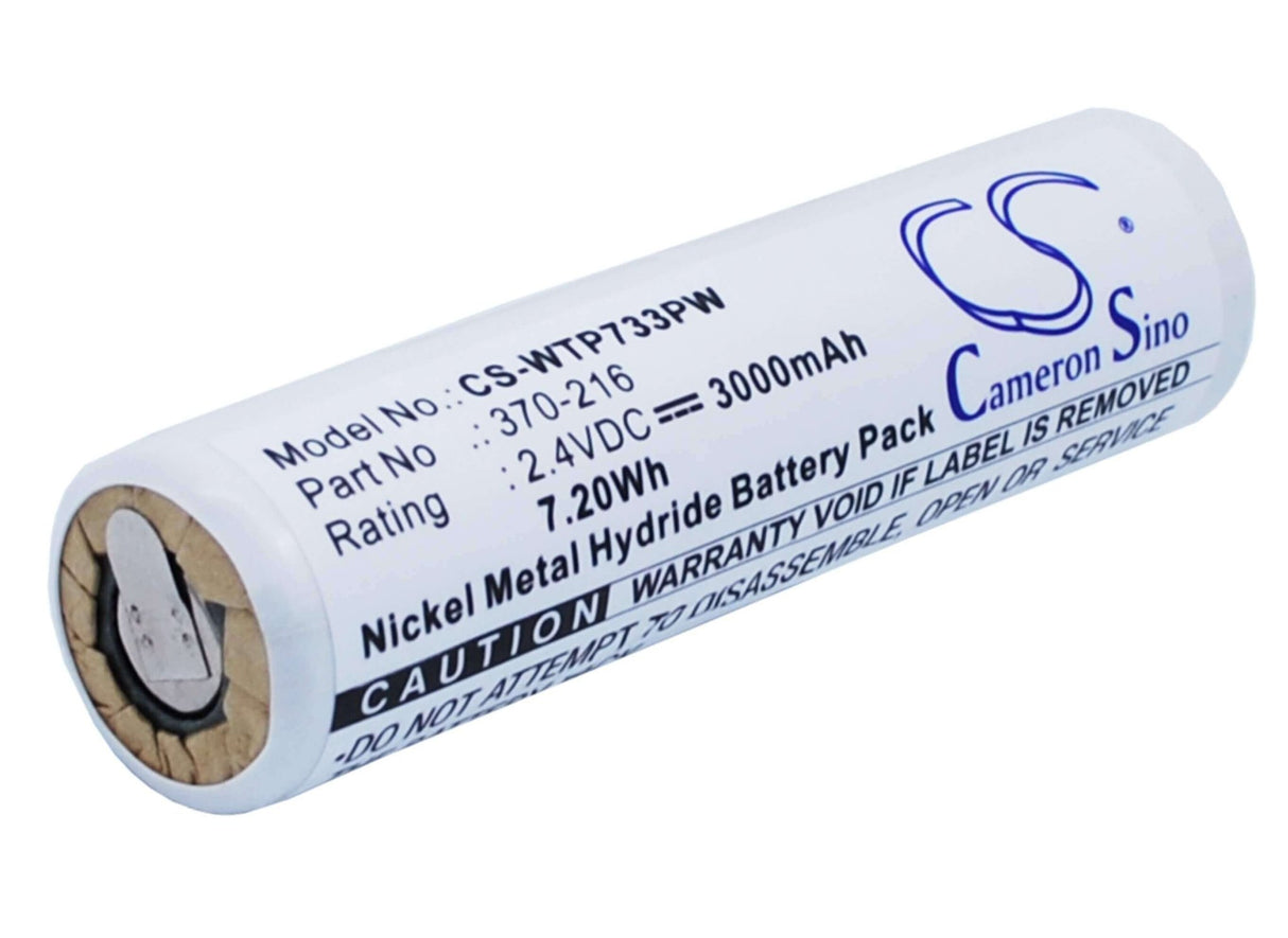 2.4V, Ni-MH, 3000mAh, Soldering Tools battery fits Wahl, 00040-100, 7500, 7700, 7.2Wh Soldering Tools Cameron Sino Technology Limited