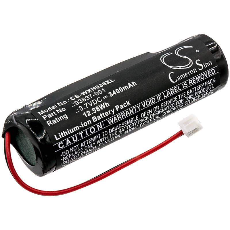 3.7V, Li-ion, 3400mAh, Shaver battery fits Wahl, 3024975, 1919, 8148, 12.58Wh Shaver Cameron Sino Technology Limited