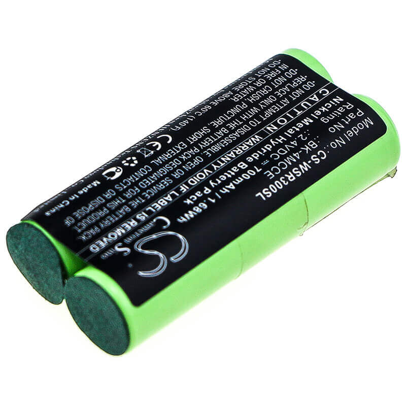 2.4V, Ni-MH, 700mAh, Toothbrush battery fits Waterpik, Bk-4mcce, 900 Sonic Toothbrush, Sensonic Plus Sr-3000, 1.68Wh Toothbrush Cameron Sino Technology Limited