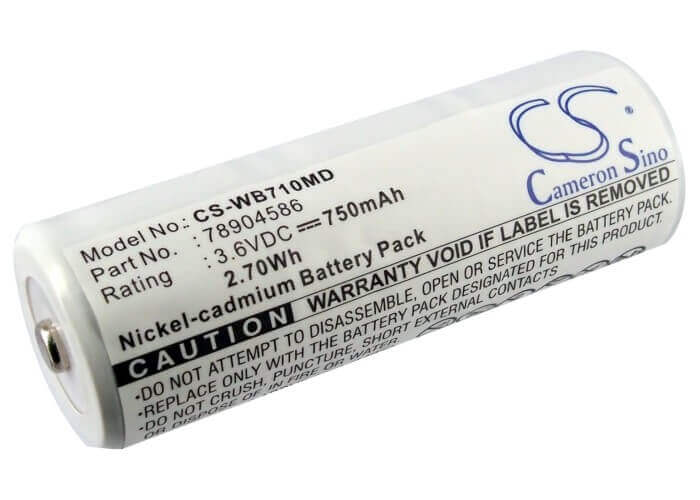 3.6V, Ni-CD, 750mAh, Medical battery fits Cardinal Medical, Diversified Medical, Keeler, Welch-allyn, 1919-p-5020, Cjb-191, 2.70Wh Medical Cameron Sino Technology Limited (Medical)