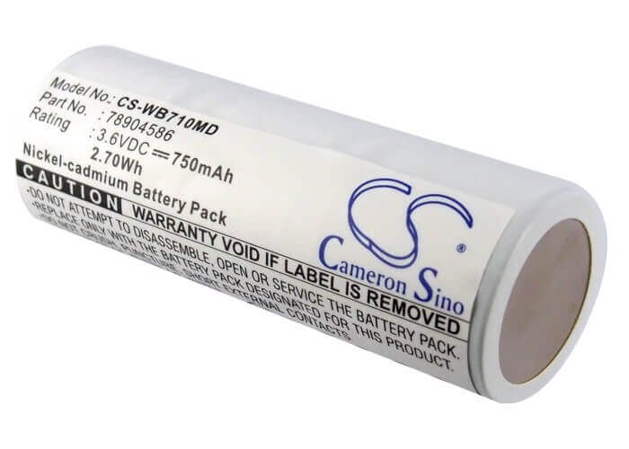 3.6V, Ni-CD, 750mAh, Medical battery fits Cardinal Medical, Diversified Medical, Keeler, Welch-allyn, 1919-p-5020, Cjb-191, 2.70Wh Medical Cameron Sino Technology Limited (Medical)