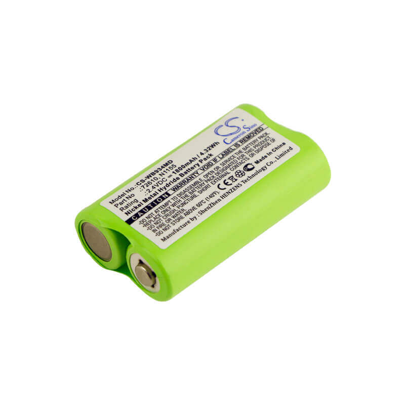 2,4V, Ni-MH, 1800mAh, Batterie médicale compatible avec Welch-allyn, 72610, Compacset 93400, Otoscope compact 93400, 4,32Wh Medical Cameron Sino Technology Limited (Médical)