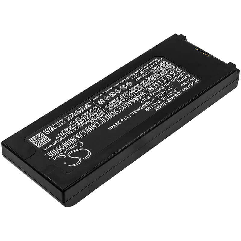 11.1V, Li-ion, 10200mAh, Batterie médicale compatible avec Welch-allyn, Batt69, Connex 6000 Vital Signs Monito, Connex Spot, 113.22Wh Medical Cameron Sino Technology Limited (Médical)