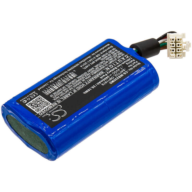 7,4V, Li-ion, 3400mAh, Batterie médicale compatible avec Welch-allyn, 901000, Connex Spot, Connex Spot Monitor, 25,16Wh Medical Cameron Sino Technology Limited (Médical)
