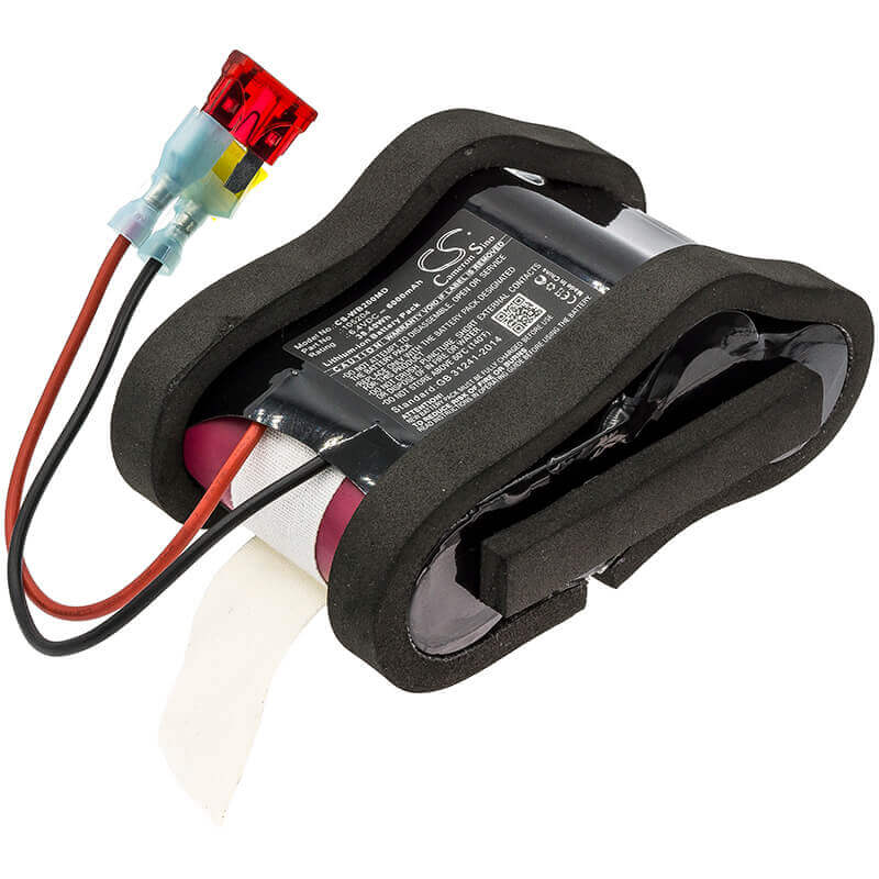 6.4V, LiFePO4, 6000mAh, Medical battery fits Welch-allyn, 105204, Cp100, Cp1oo, 38.40Wh Medical Cameron Sino Technology Limited (Medical)