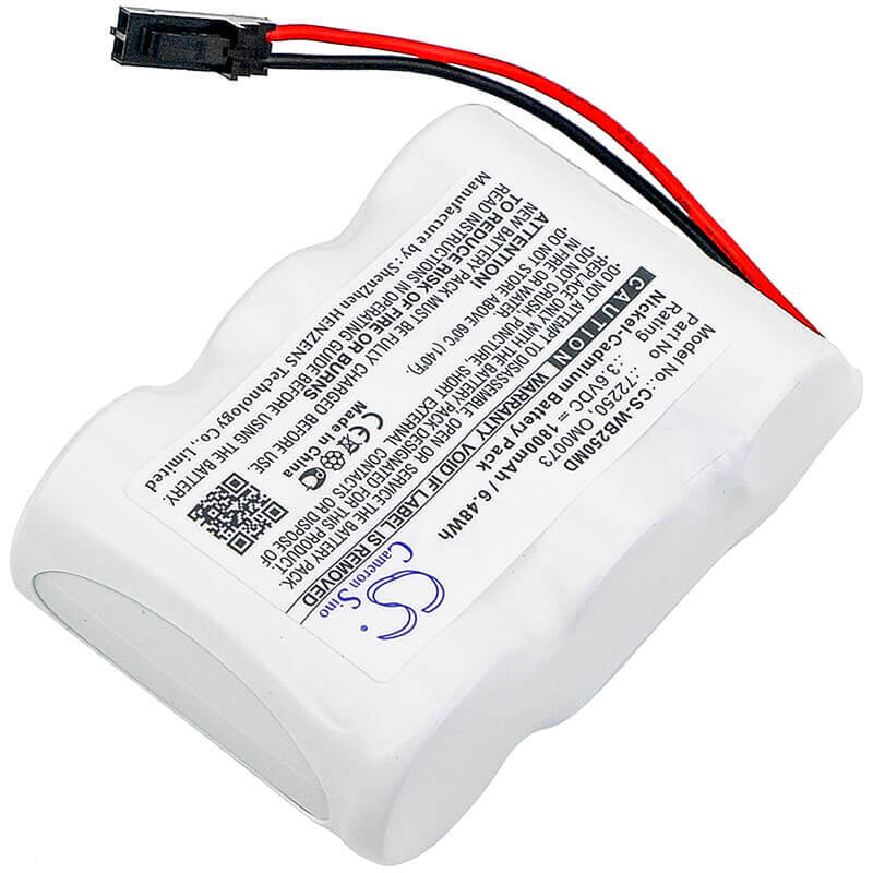3.6V, Ni-CD, 1800mAh, Batterie médicale compatible avec Welch-allyn, 72250, Lumi View, Ophtalmoscope, 6.48Wh Technologie médicale Cameron Sino Limited (Médical)
