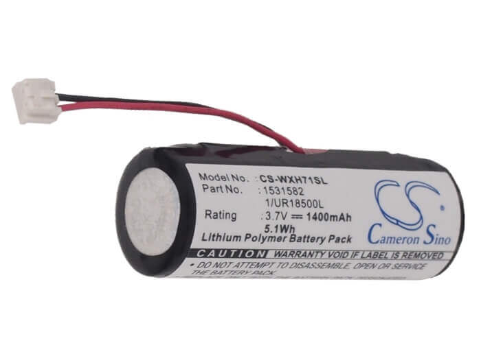 3.7V, Li-ion, 1400mAh, Shaver battery fits Wella, 1/ur18500l, Xpert Hs71, Xpert Hs71 Profi, 5.18Wh Shaver Cameron Sino Technology Limited