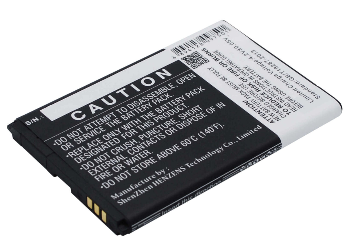 3.7V, Li-ion, 1400mAh, SmartPhone battery fits Wiko, Cink+, Cink, Cink+, 5.18Wh Mobile, SmartPhone Cameron Sino Technology Limited (Smartphone)